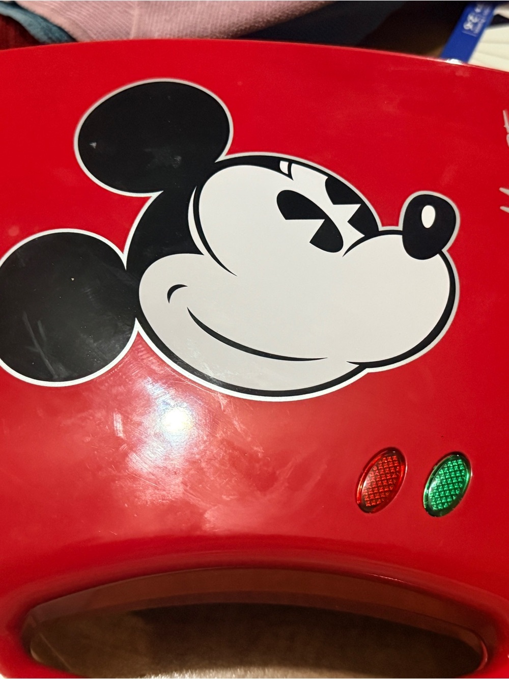Disney Mickey Mouse Red Sandwich Maker Grilled Cheese Press